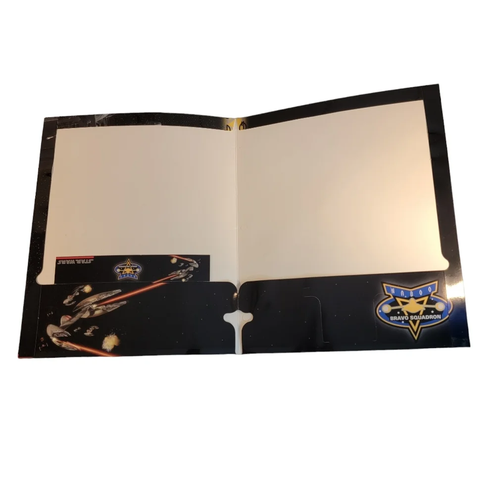 Star Wars Episode 1 Phantom menace, 2000s Printed School Folder Lot of 2